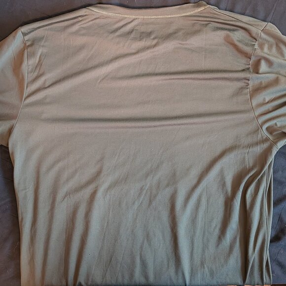 Barbell Starter Raw Tee - Olive - Large - Picture 3 of 4